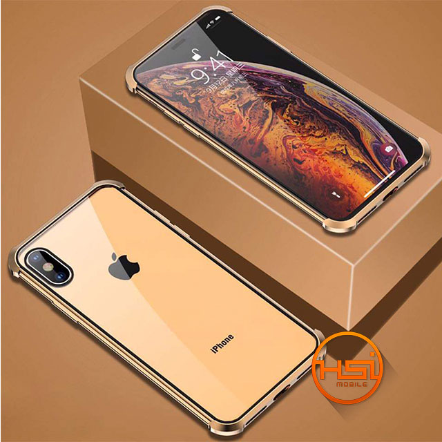 Case Funda cristal templado QDos Magnetica iPhone X/Xs