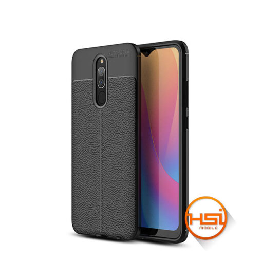 Forro Silicona Tpu Tipo Cuero Xiaomi Redmi 8