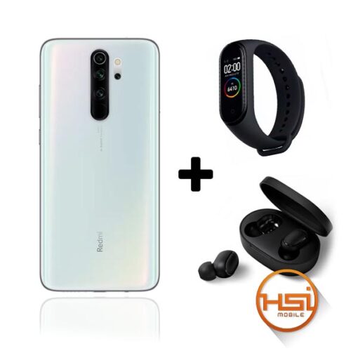 Combo Note 8 Pro 64GB + Band 4 + Airdots