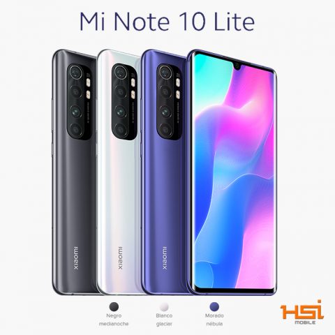 mi note 10 lite colors