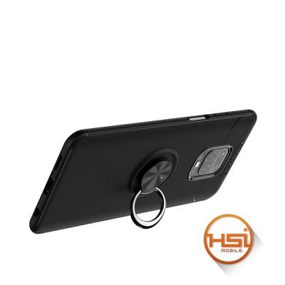 Alternative view of Forro Silicona + Anillo Soporte Magnetico Xiaomi Redmi Note 9s