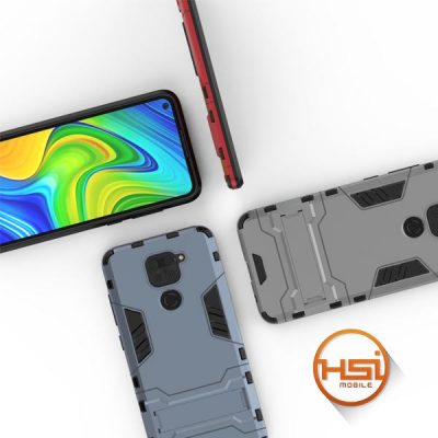 Alternative view of Forro Rugged Hybrid Plástico + Silicona Xiaomi Redmi Note 9