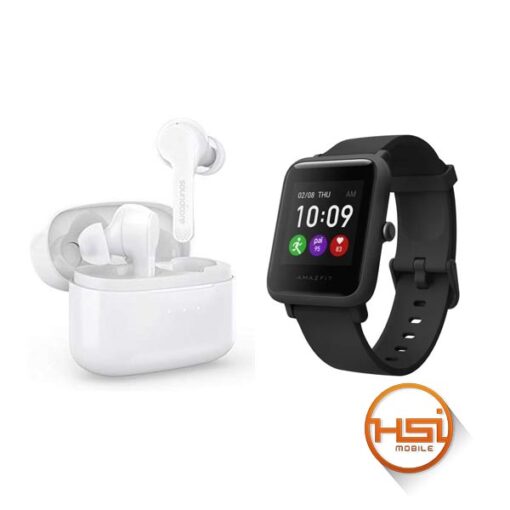 Combo Audífonos Anker Liberty Air + Reloj Amazfit Bip S Lite