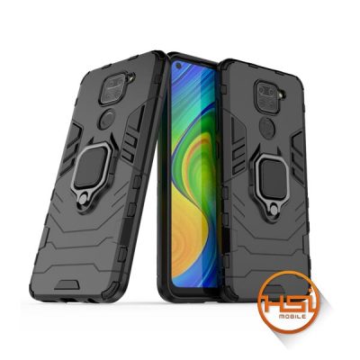 Alternative view of Forro Rugged Hybrid Anillo Magnético Xiaomi Redmi Note 9