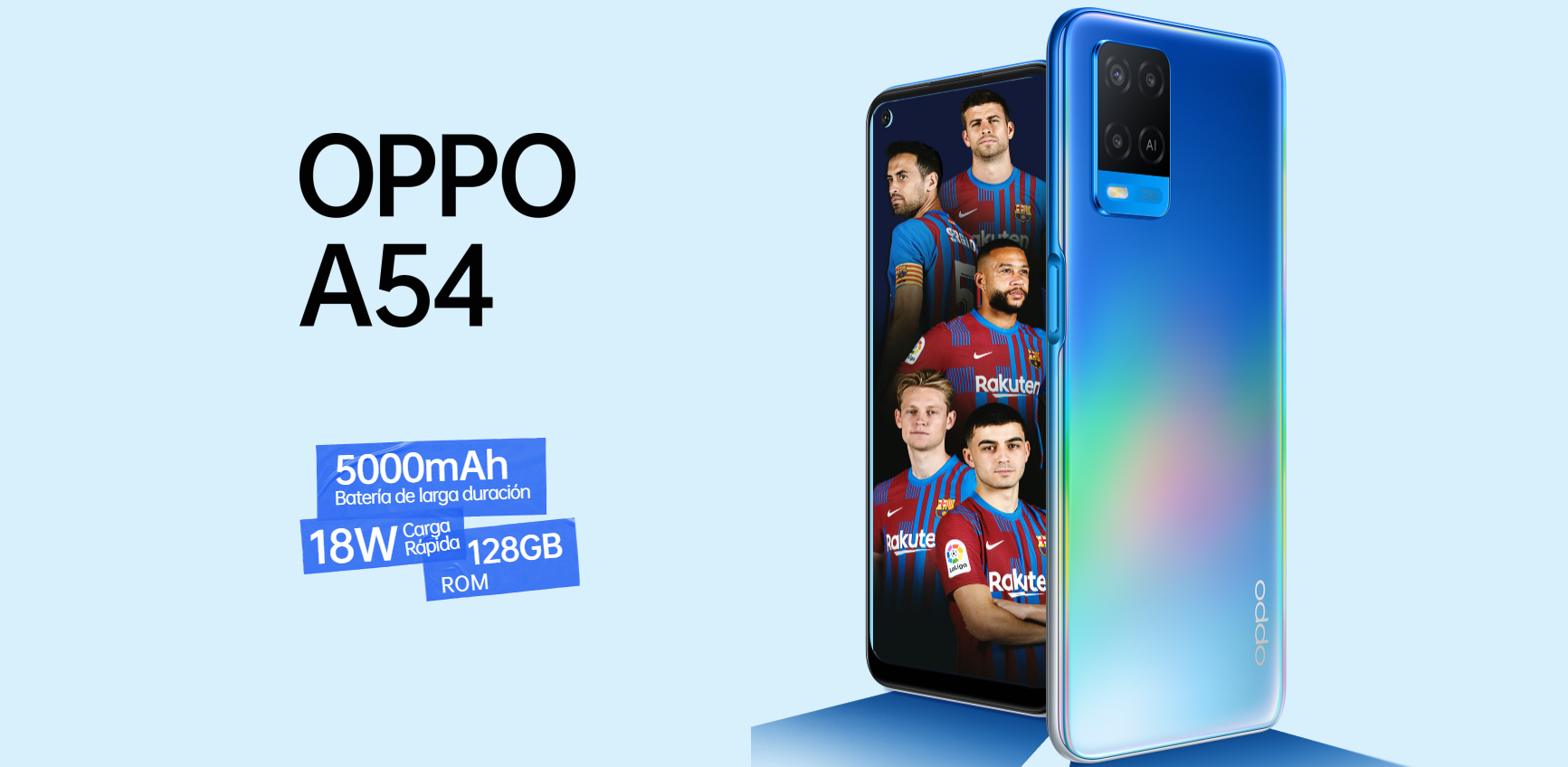 Celular Oppo A54 De 128GB/4gb Ram - Azul